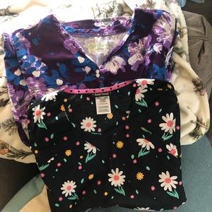 Scrub top combo